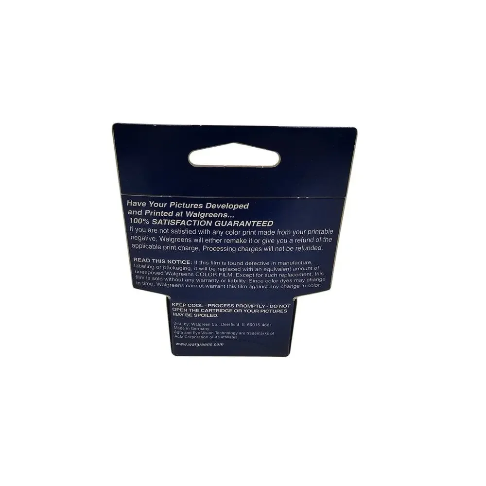 Walgreens Studio 35 35mm color print film roll with 24 exposures